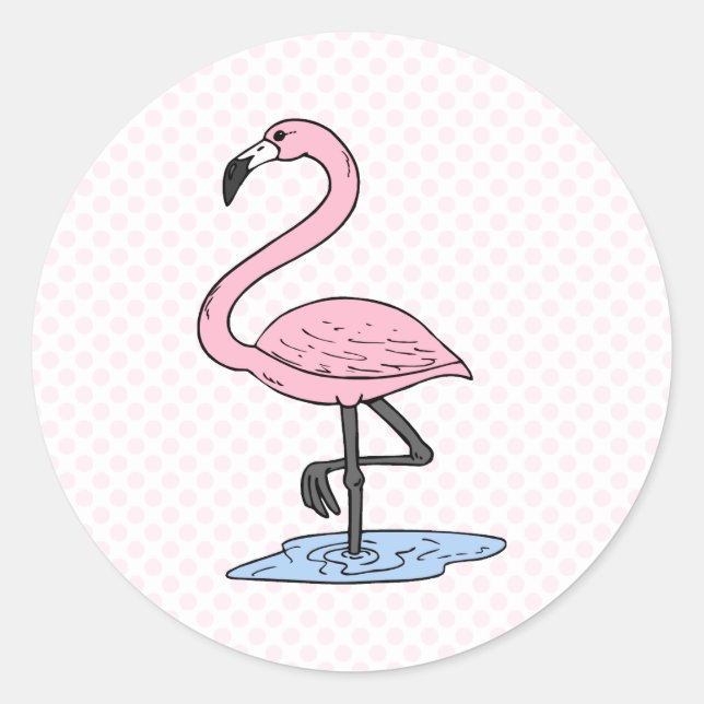 Adesivo Faith Flamingo (Frente)