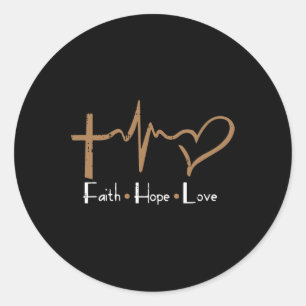 Adesivo Faith Hope ama Homens História Negra Mês Mulheres 