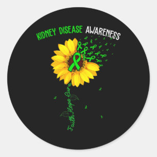 Adesivo Faith Hope Cure Kid Disease Awarness Cute Sunf