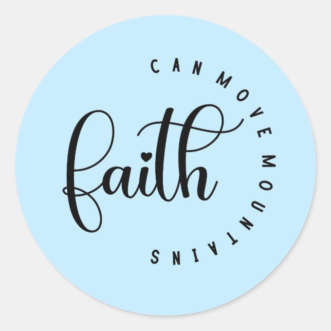 Adesivo Faith Stickers (Frente)