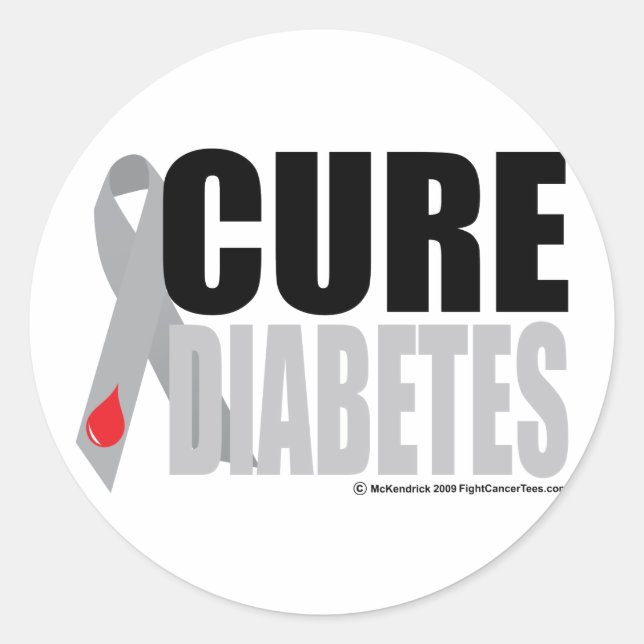 Adesivo Faixa da Diabetes Cura (Frente)