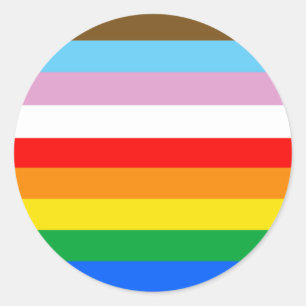 Adesivo Faixa de Sinalizador de Progresso LGBTQ+