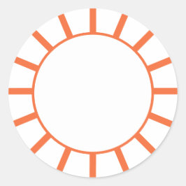 Adesivo Faixa Laranja Chic