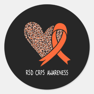 Adesivo Faixa Laranja de Consciência CRPS RSD