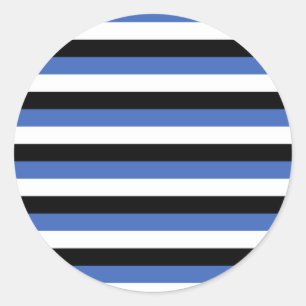 Adesivo faixas de bandeira da estônia