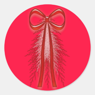 Adesivo Faixas de Envelope de Cartão de Natal do Designer