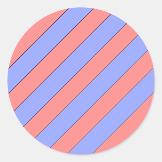 Adesivo faixas diagonais rosa e roxo (Frente)