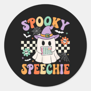 Adesivo Fala Spookhie Terapia de Fala Retroativa Halloween