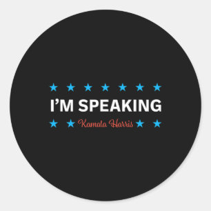 Adesivo Falando Kamala Harris