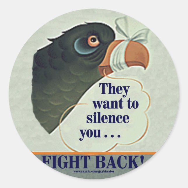 Adesivo Falar Demais (Frente)