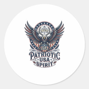 Adesivo Falcão de Batalha Patriota Águia Patriota & Falcão