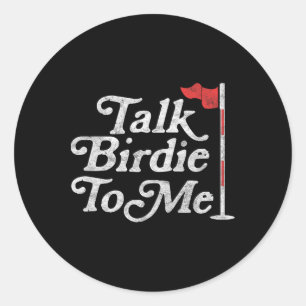 Adesivo Fale Birdie Comigo, Engraçado Golfer Dia de os pai