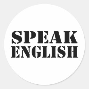 Adesivo Fale o inglês