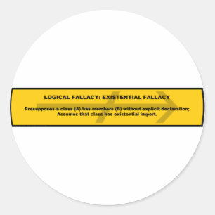 Adesivo Falência Lógica: Falência Existencial