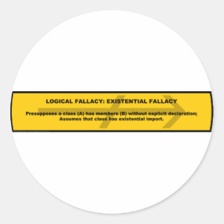 Adesivo Falência Lógica: Falência Existencial