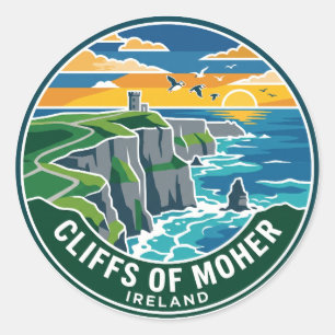 Adesivo Falésias de Moher Irlanda