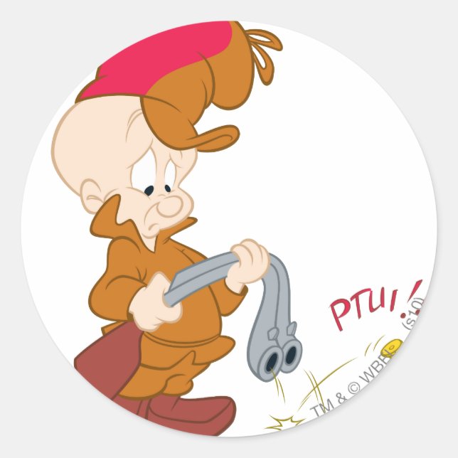 Adesivo Falha da Arma do ELMER FUDD™ (Frente)