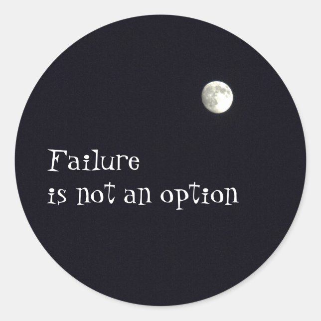 Adesivo Falha não em uma opção (Frente)