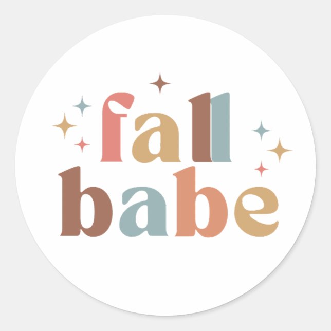 Adesivo Fall Babe (Frente)