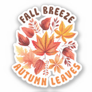 Adesivo Fall Breeze, Autumn Leaves - Folhagem Whimsical Fa