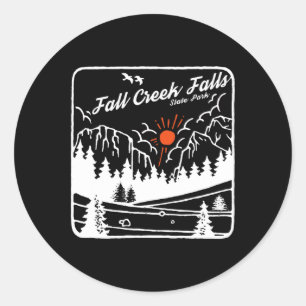 Adesivo Fall Creek Falls State Park Tennessee Moderno Lega