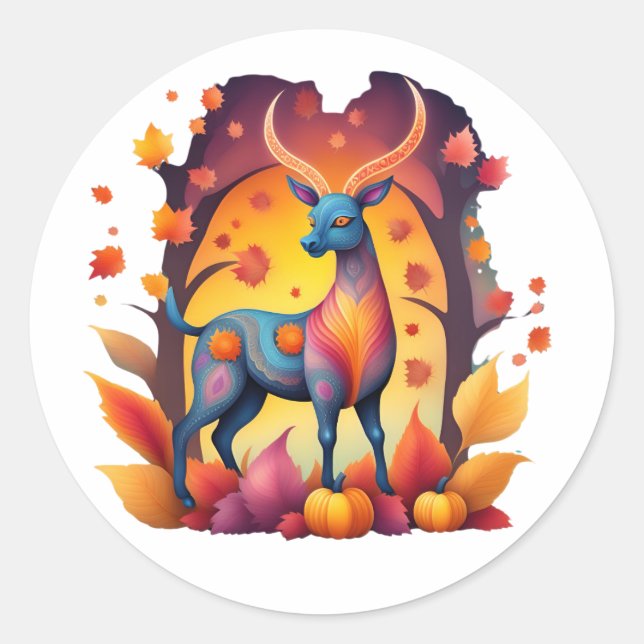 Adesivo Fall Deer Alebrije (Frente)