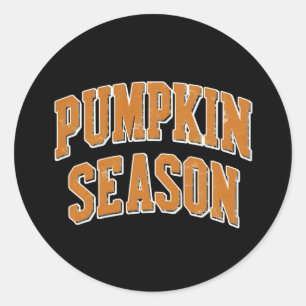 Adesivo Fall Gift Halloween Da Pedra Da Pumpkin Retro