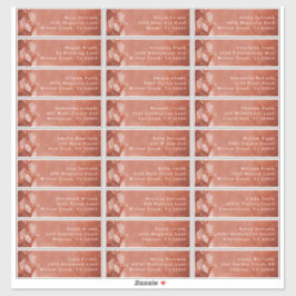 Adesivo Fall in Love Guest Address Labs em Terracotta