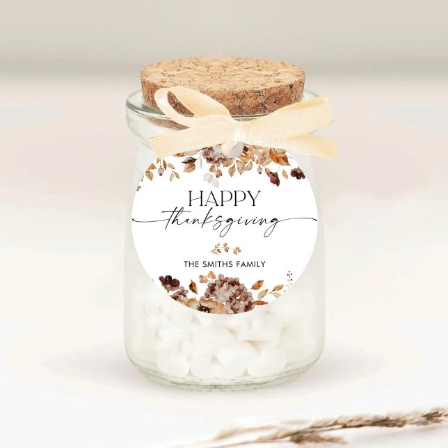 Adesivo Fall Leaves Thanksgiving Dinner Sticker (Criador carregado)