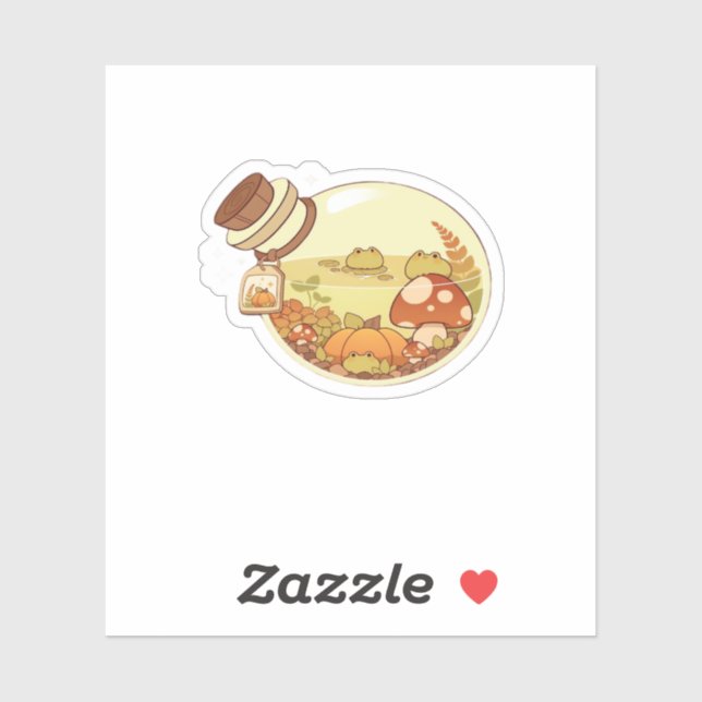 Adesivo Fall Potion With Froggies Classic (Folha)