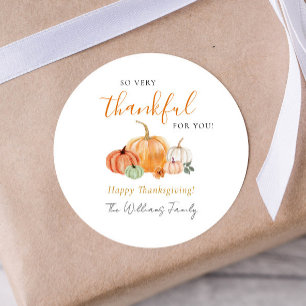 Adesivo Fall Pumpkins Ação de Graças Obrigado