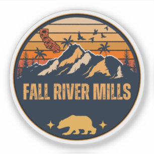 Adesivo Fall River Mills, Califórnia