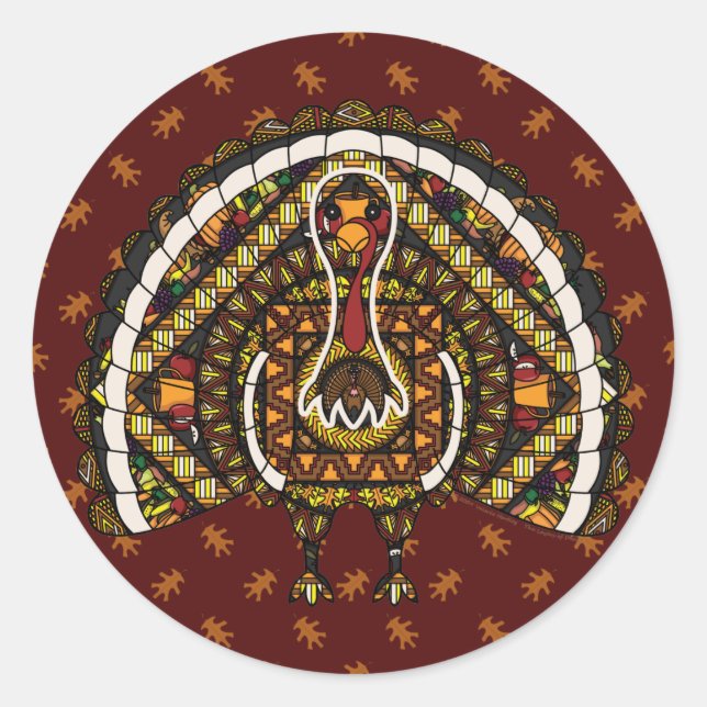 Adesivo Fall Turkey Sticker (Frente)