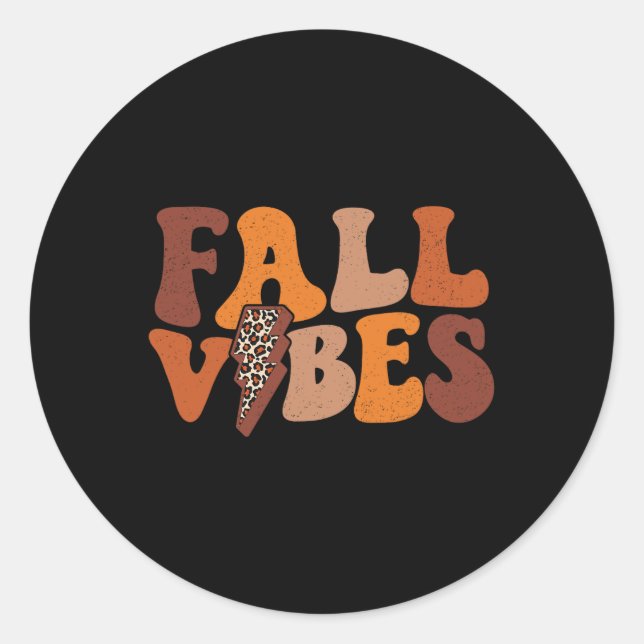 Adesivo Fall Vibe (Frente)