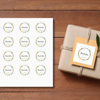 Adesivo Fall Wreath Autumn Deixa Obrigado