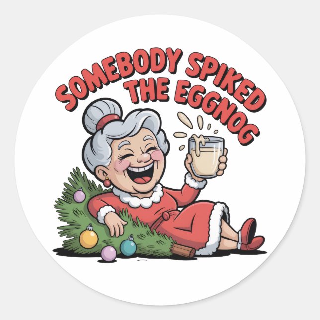 ADESIVO FALLING ON THE CHRISTMAS TREE  (Frente)