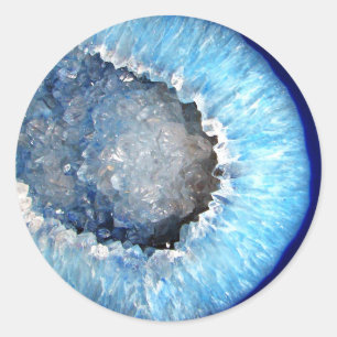 Adesivo Falln Geode de cristal azul