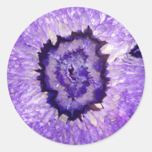 Adesivo Falln Purple Agate Geode