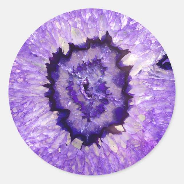 Adesivo Falln Purple Agate Geode (Frente)