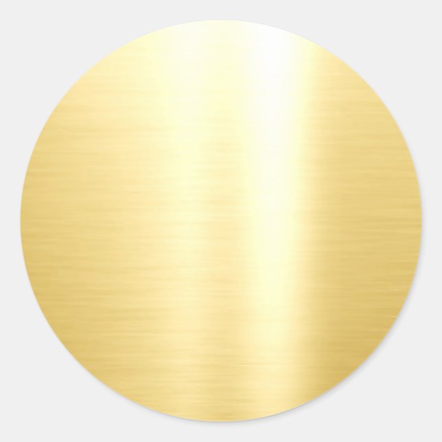 Adesivo Falso Glamouroso Modelo Elegante em Ouro (Frente)