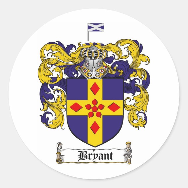 ADESIVO FAMÍLIA BRYANT CREST - BRYANT CASACO ARMS (Frente)