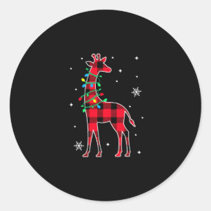 Adesivo Família Buffalo Xadrez Correspondente Girafa Natal