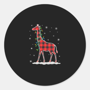 Adesivo Família Buffalo Xadrez Correspondente Girafa Natal