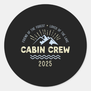 Adesivo Família Cabin Crew 2025 Grupo Amigos da Cabina de 