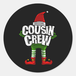 Adesivo Família Coincidência de Elf de Natal da Cousin Cre