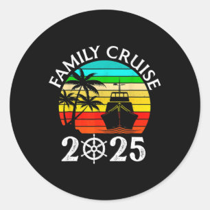 Adesivo Família Cruise 2025, Viagem de Férias da Família M