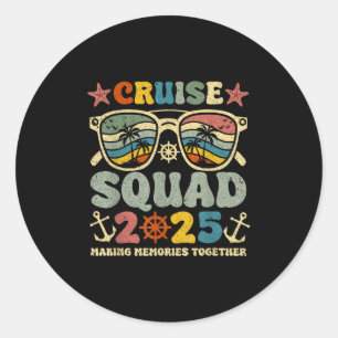 Adesivo Família Cruise Squad 2025 Summer Vacation Matching