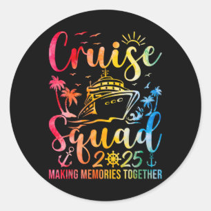 Adesivo Família Cruise Squad 2025 Summer Vacation Matching
