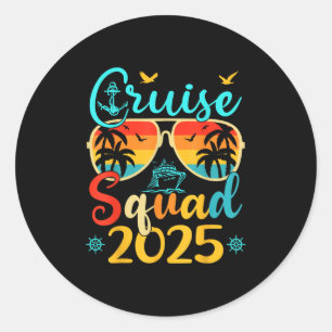 Adesivo Família Cruise Squad 2025 Summer Vacation Matching