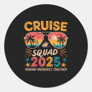 Adesivo Família Cruise Squad 2025 Summer Vacation Matching